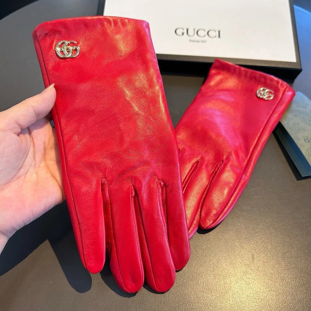 Gucci Lambskin Cashmere Gloves Ver.C — Photo 5