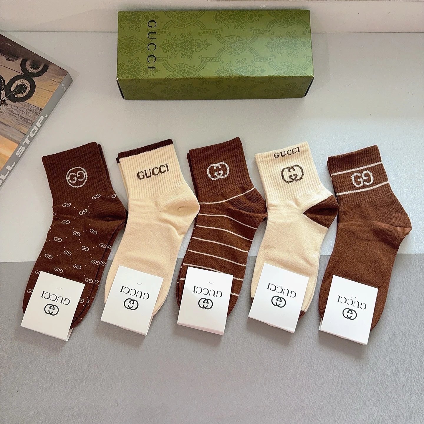 Gucci Crew Cotton Socks Ver.B — photo 2