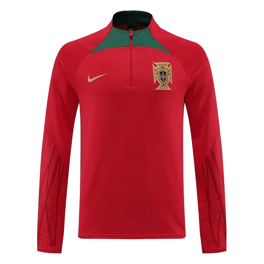 Portugal 2022 1 4 Zip Tracksuit Red — Photo 4