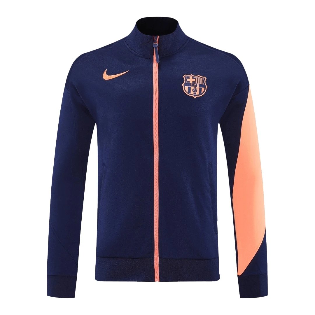 Barcelona 2025 Jacket Tracksuit 26 Navy Orange — QC