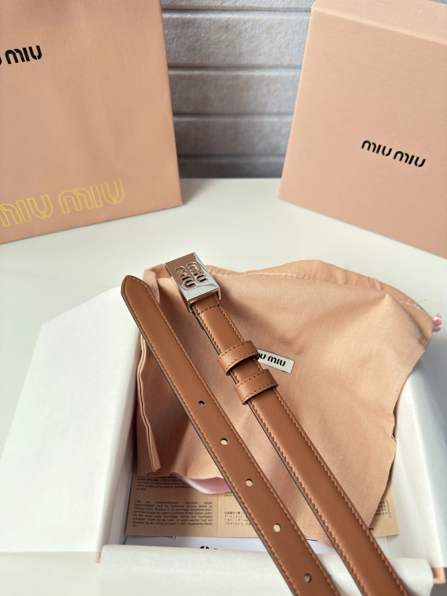 Miu Miu Belt Ver.C — Zdjęcie 6