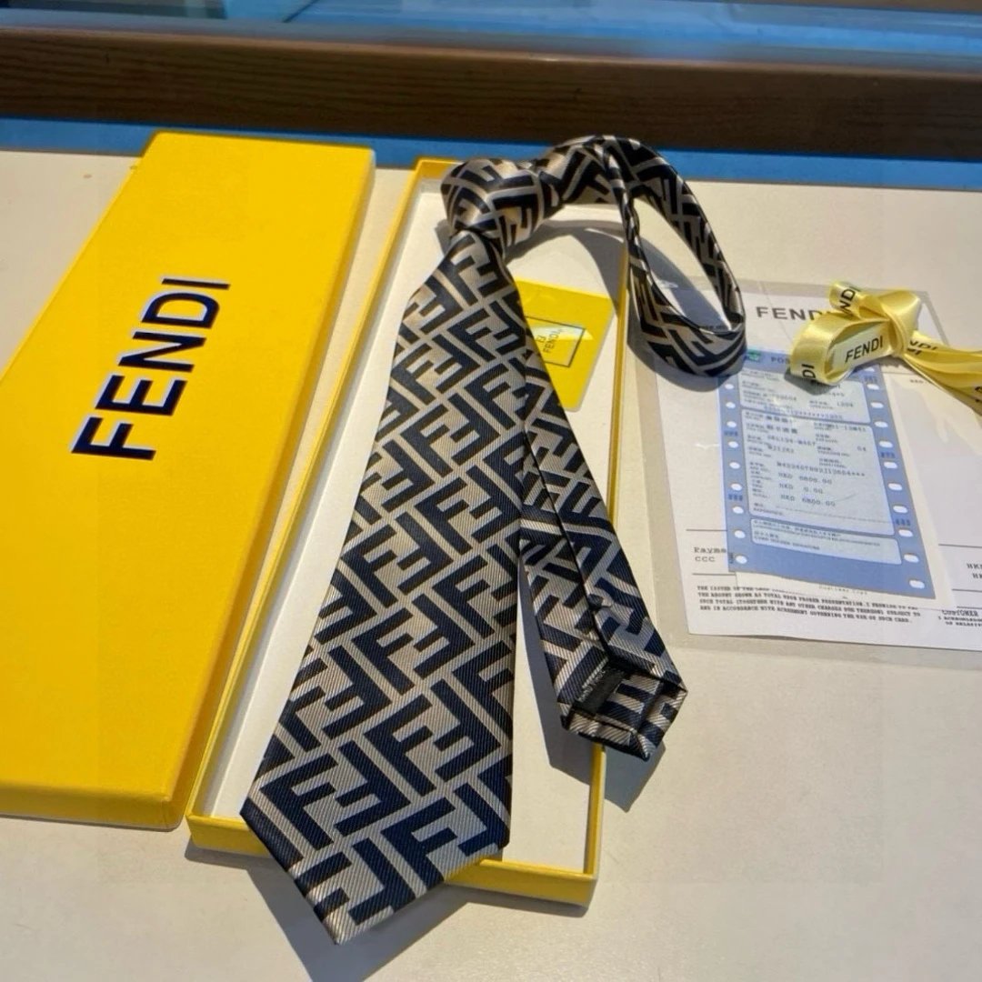 Fendi Silk Tie Ver.D — QC