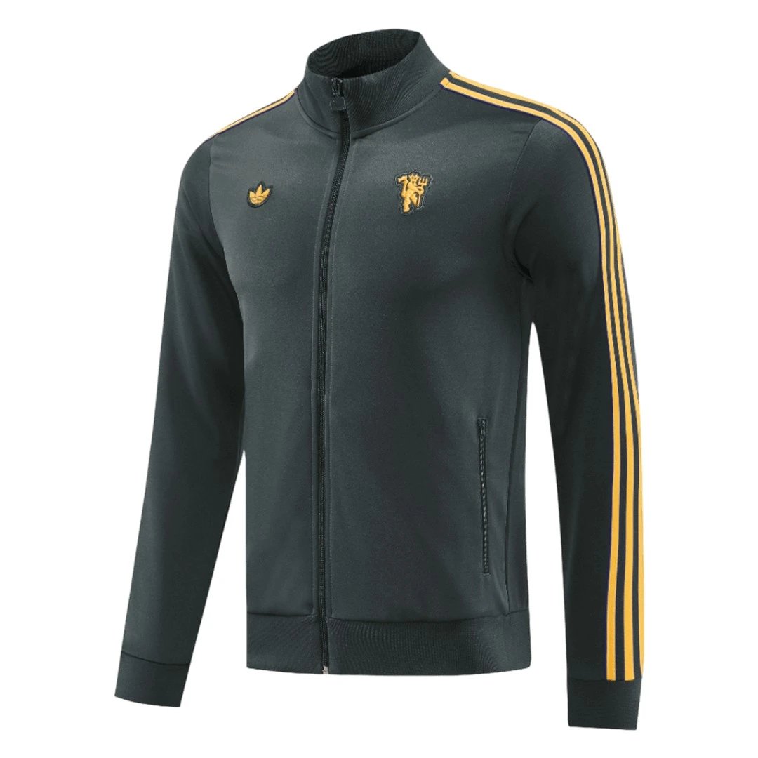 Manchester United 2025 Track Jacket 26 Black — Photo 2