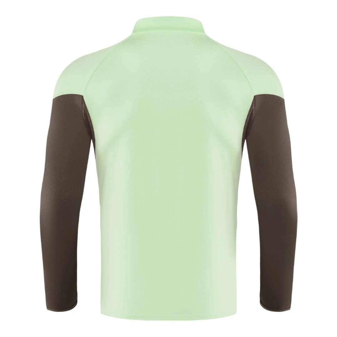 Real Madrid 2025 1 4 Zip Tracksuit 26 Kids Green — Photo 4