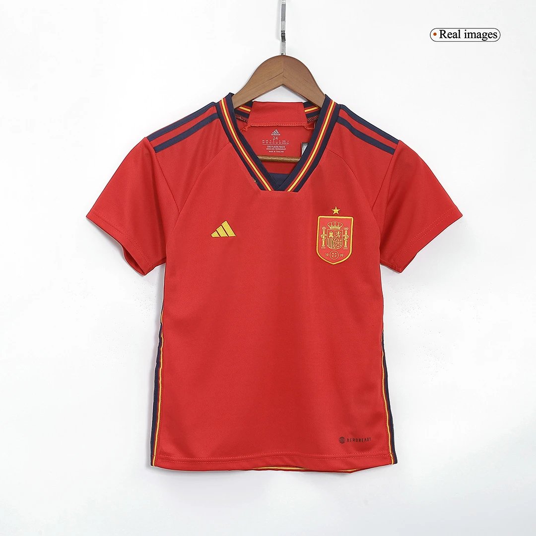 Spain 2022 Home Jersey - Kids — QC