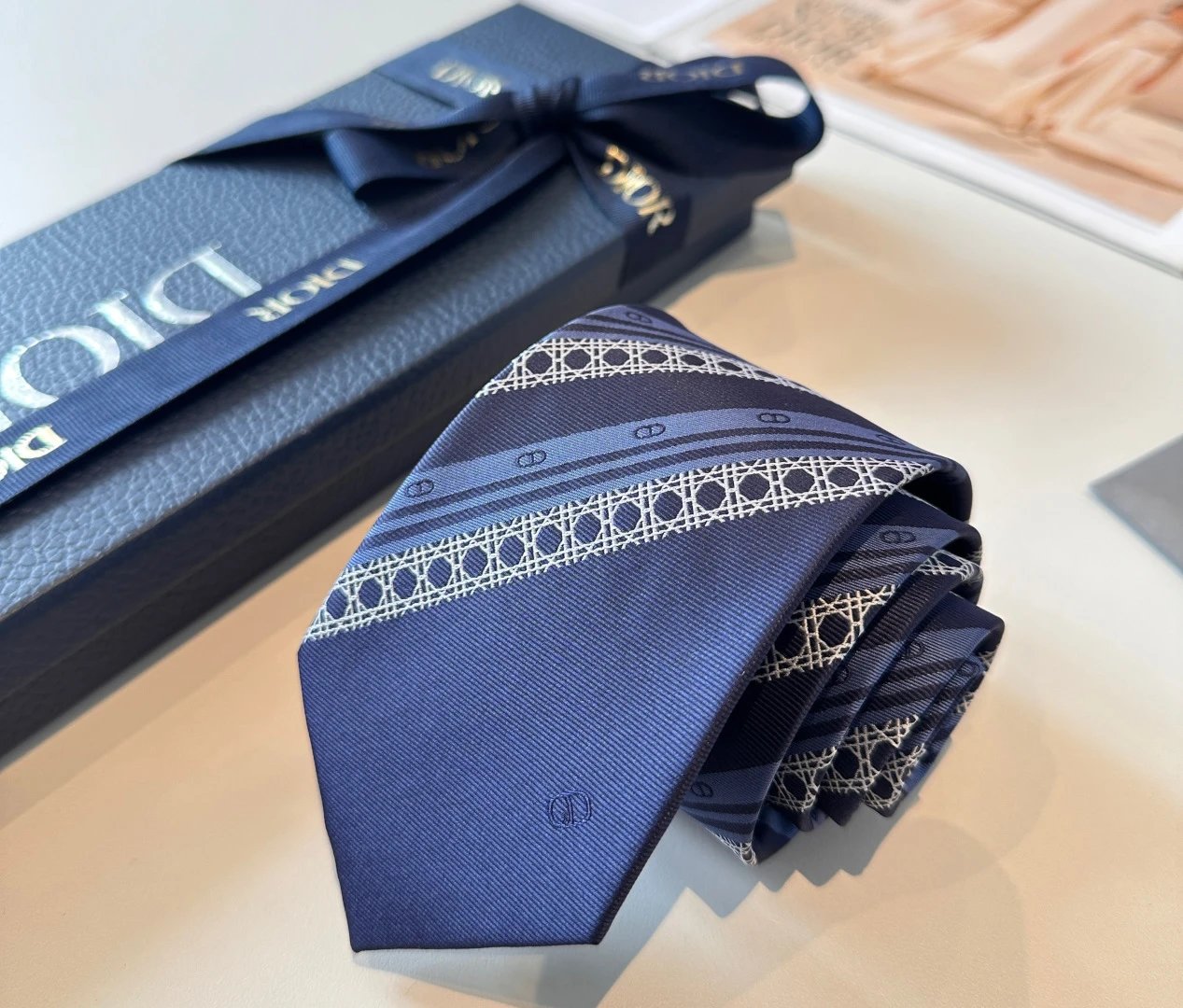 Dior Silk Tie Ver.D — Zdjęcie 7