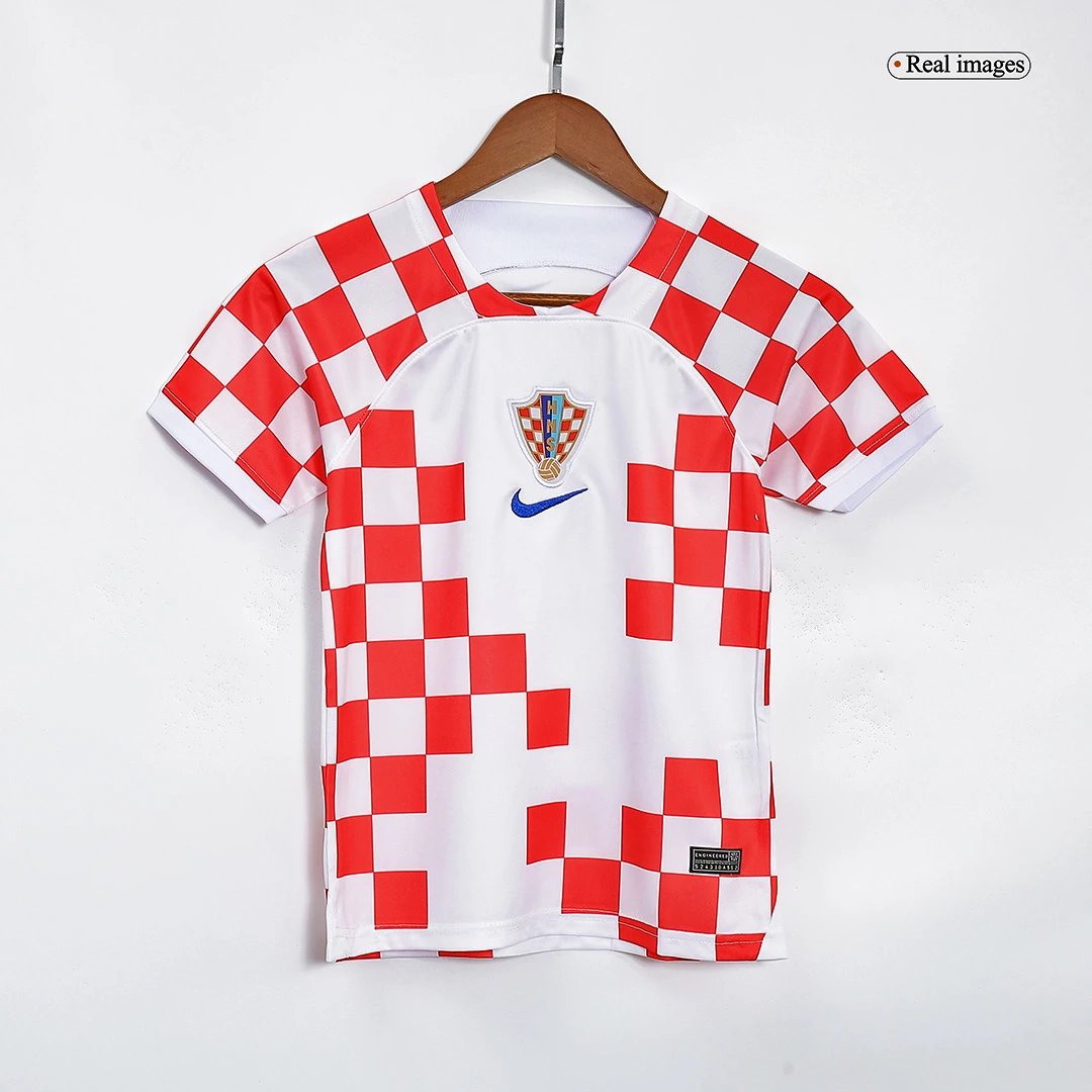 Croatia 2022 Home Jersey - Kids — Photo 2