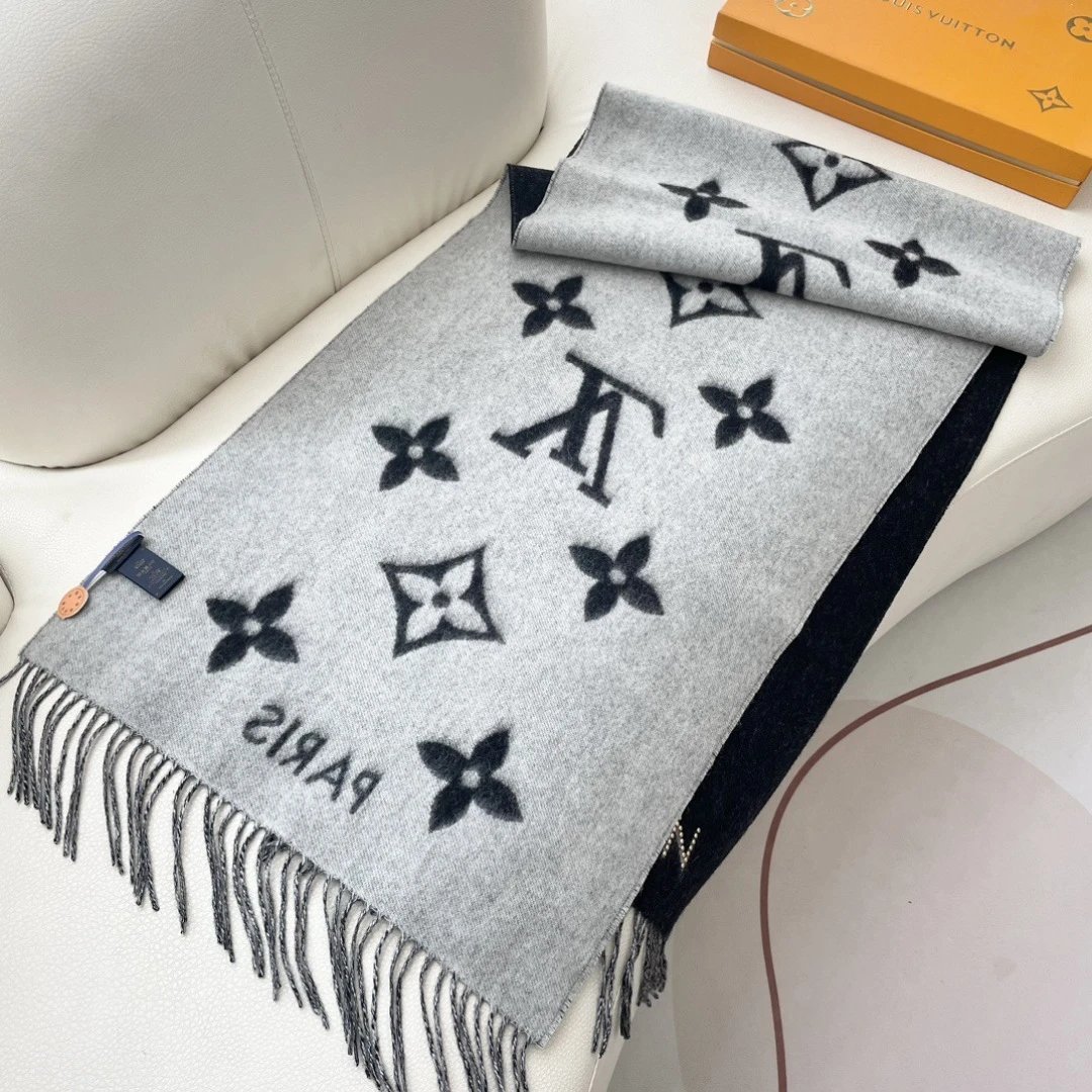 Louis Vuitton Cashmere Scarf Ver.E — QC