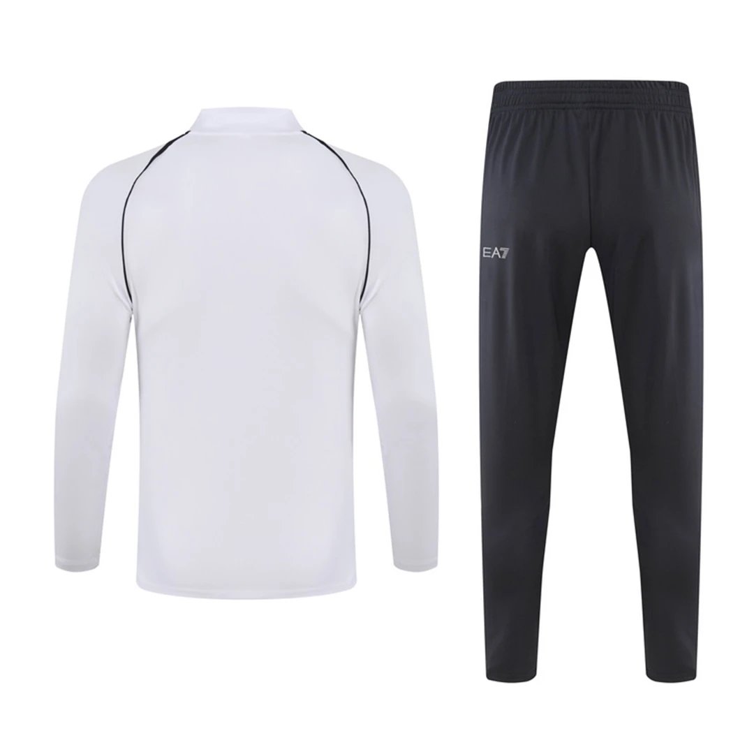 Napoli 1 4 Zip Tracksuit 2023 24 White — photo 2