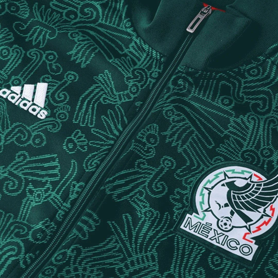 Mexico Track Jacket 2022 23 Green Black — photo 6