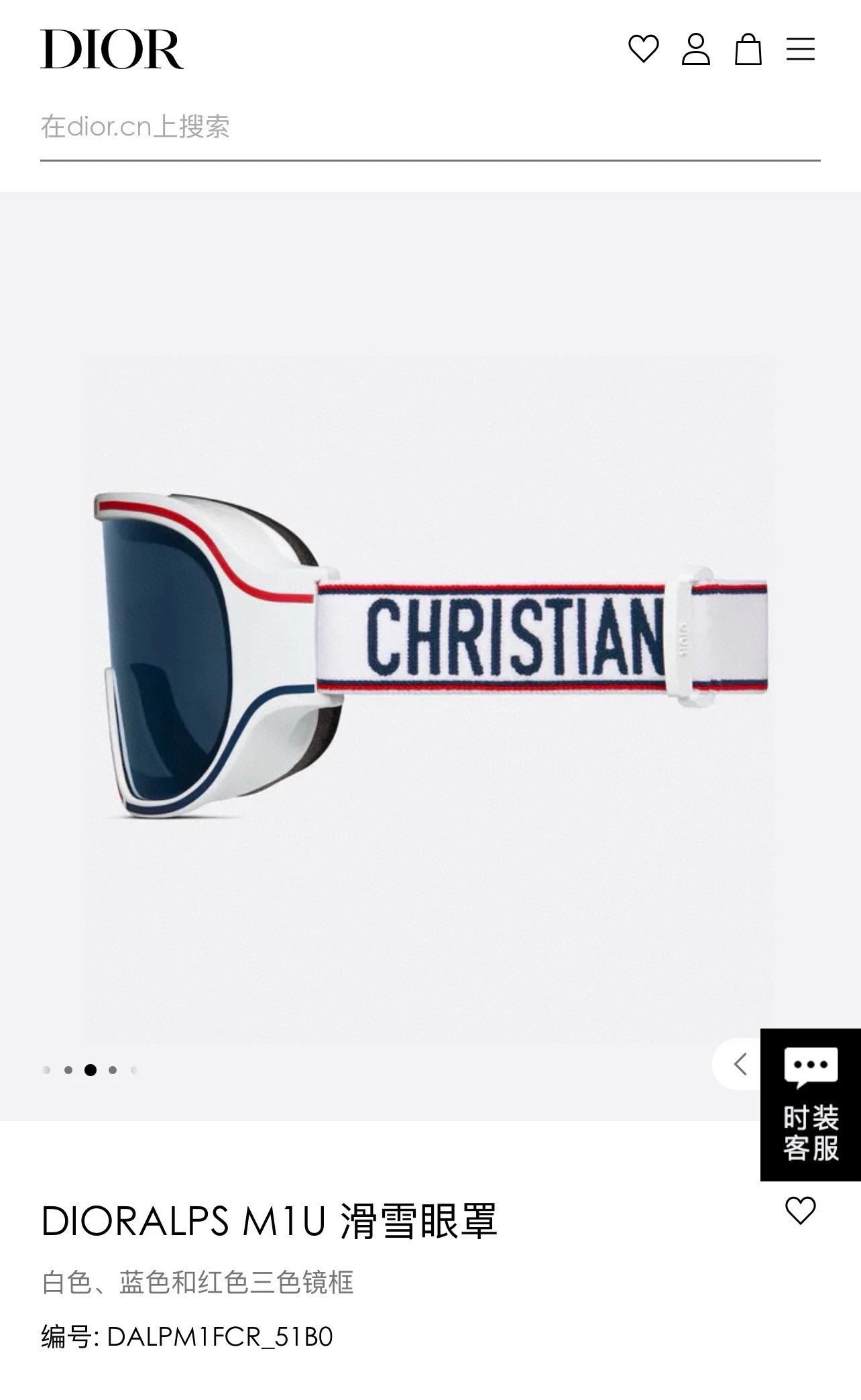 Dior Ski Goggles Ver.A — Zdjęcie 3