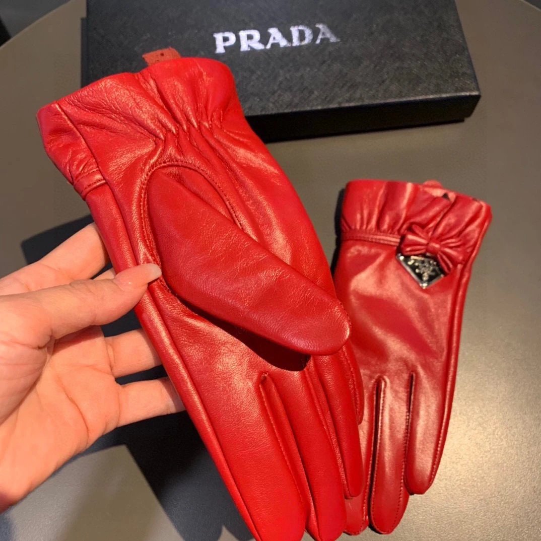 Prada Lambskin Cashmere Gloves Ver.C — QC