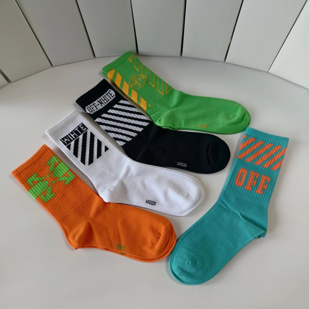 Off-White Crew Socks 5-Pair Box Ver.B — photo 4