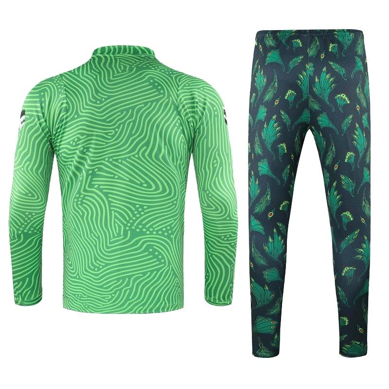 Nigeria 2021 1 4 Zip Tracksuit Green — Photo 2