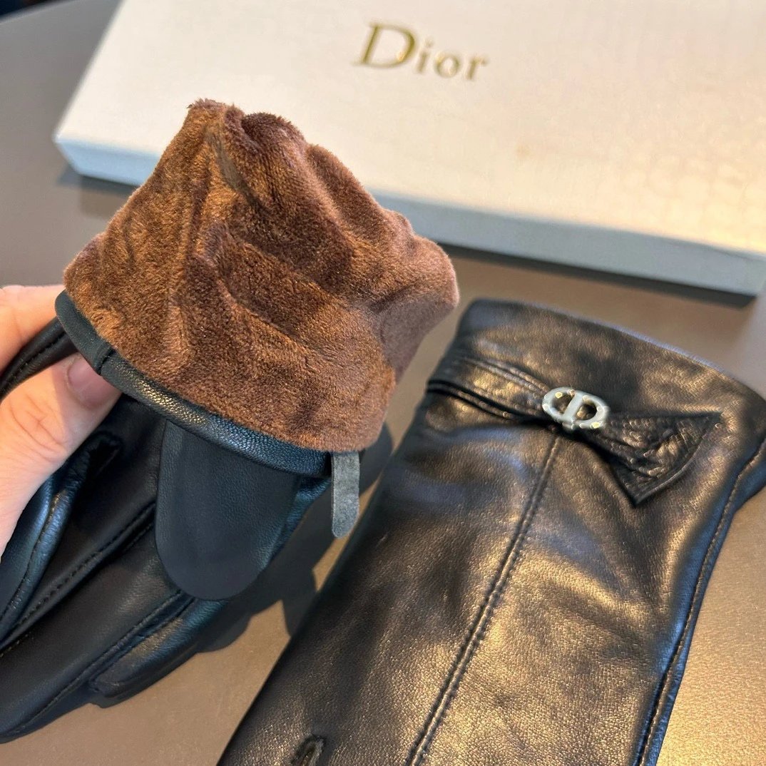 Dior Lambskin Cashmere Gloves Ver.E — Photo 7