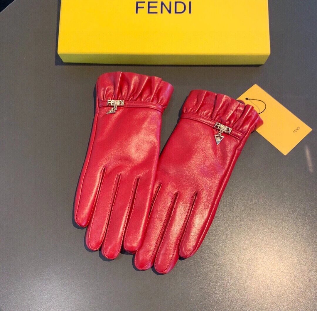 Fendi Lambskin Touchscreen Gloves Ver.G — Photo 4