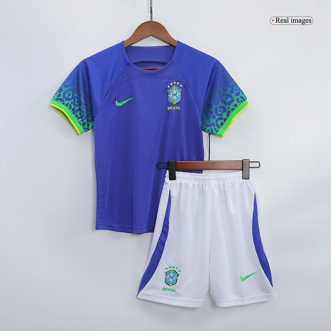 Brazil 2022 Away Jersey - Kids — Zdjęcie 3
