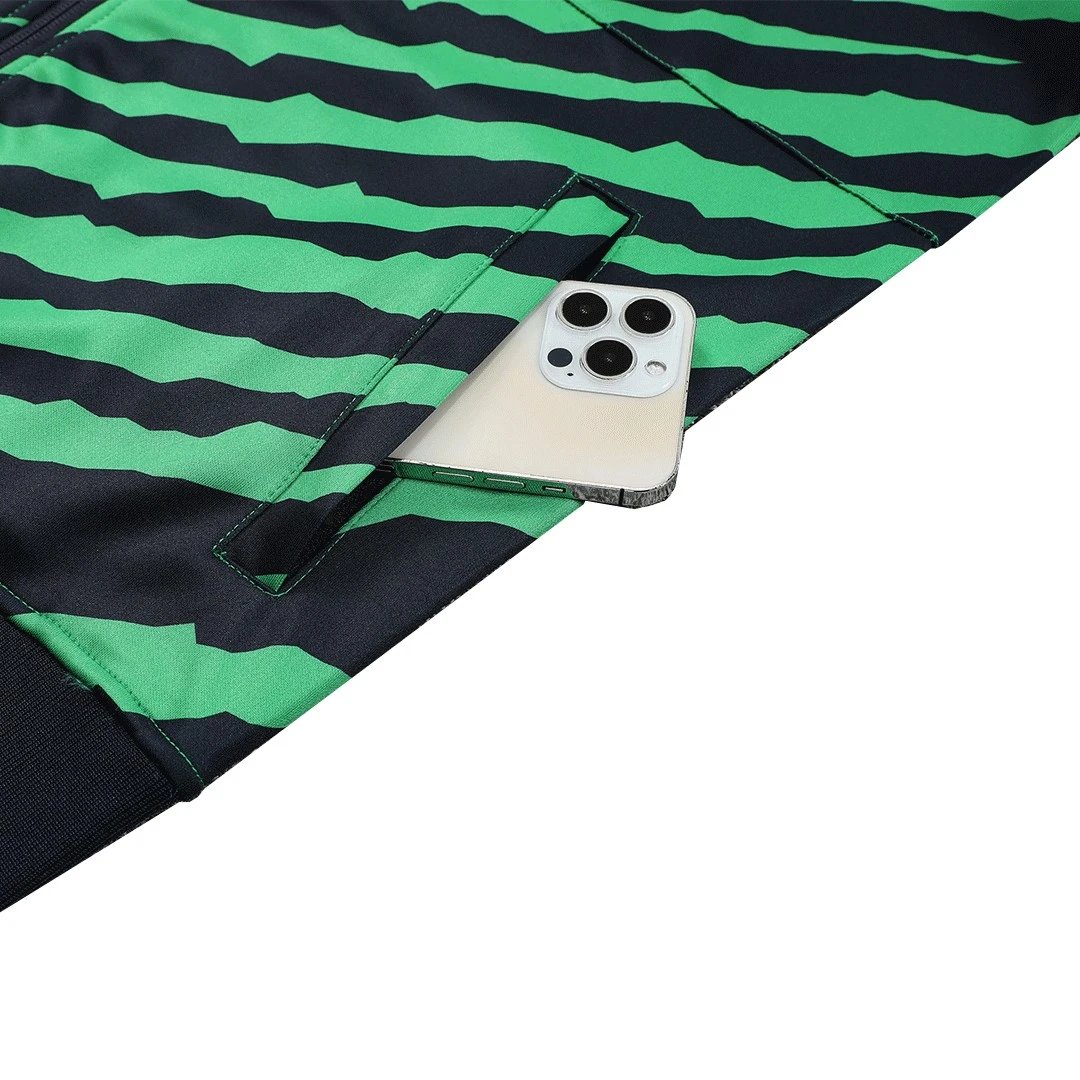 Brazil 2022 Jacket Tracksuit Green Black — QC