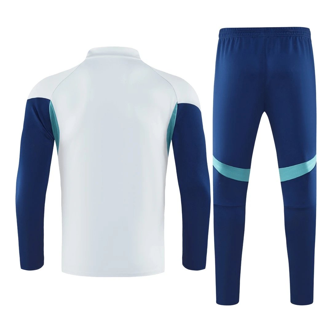 Arsenal 2025 1 4 Zip Tracksuit 26 Kids White — Zdjęcie 2