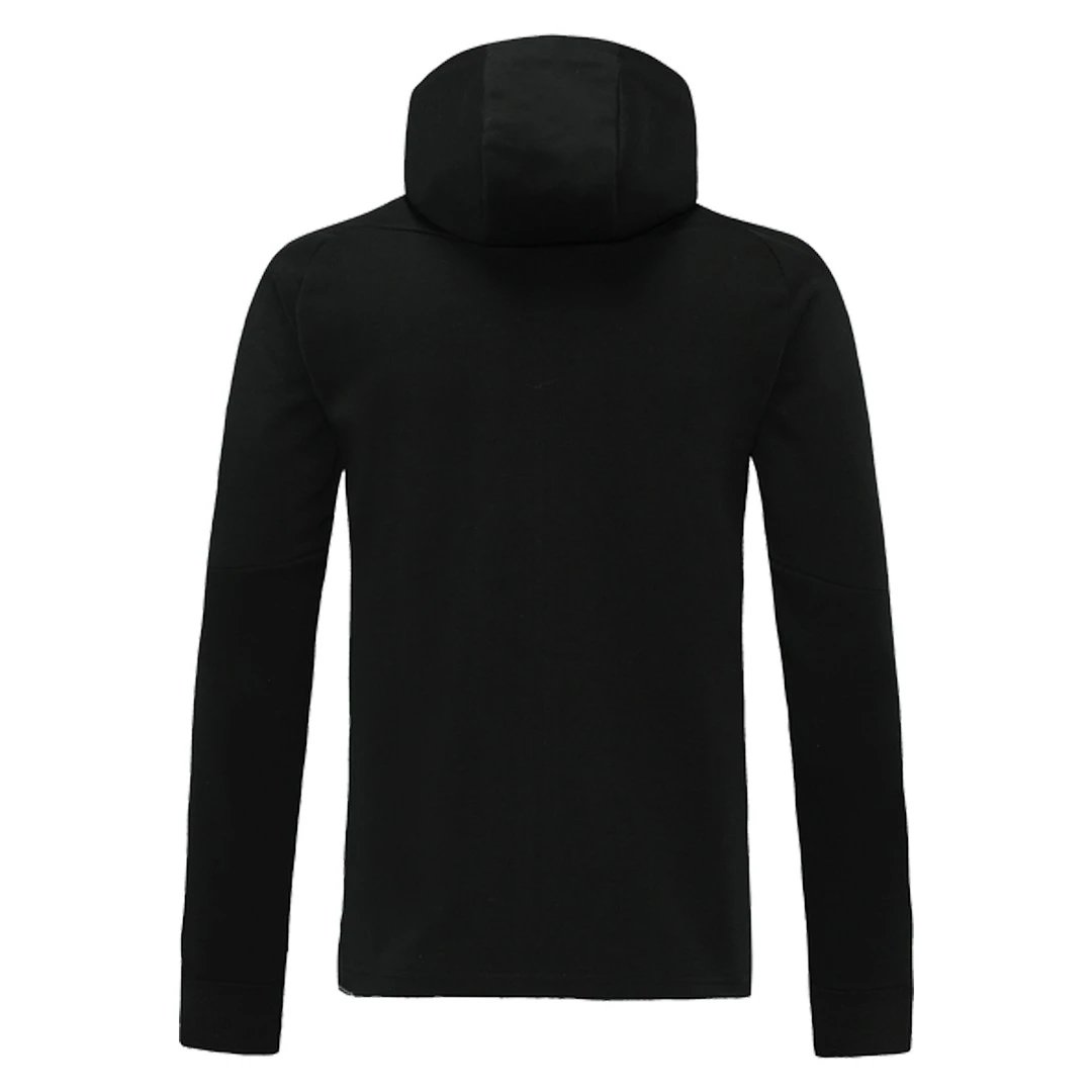 Inter Milan 2021 Hoodie Jacket 22 Black — Photo 3