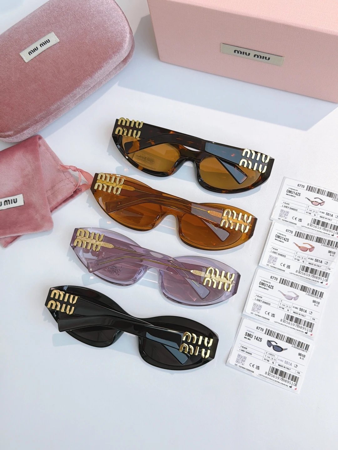 Miu Miu SMU14ZS Sunglasses 59-17-130 — QC