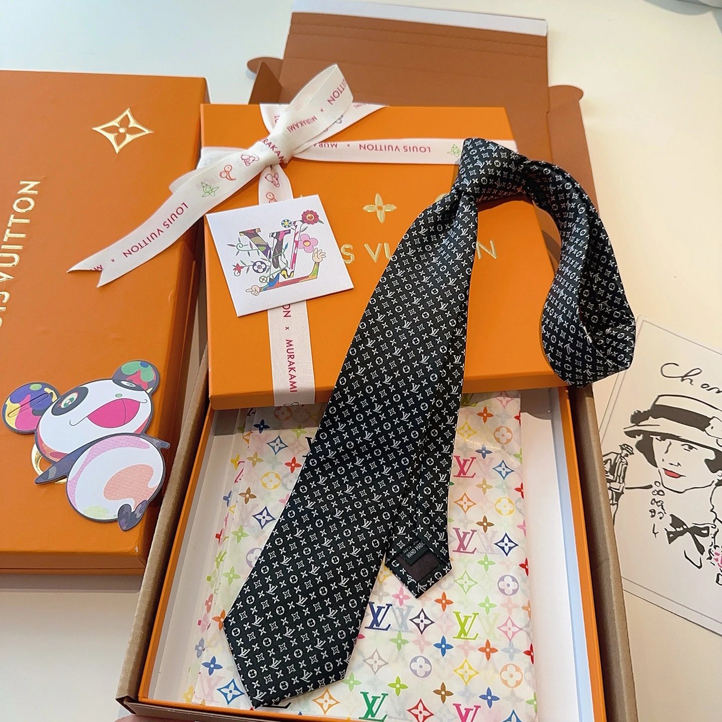 Louis Vuitton Silk Tie Ver.Q — QC