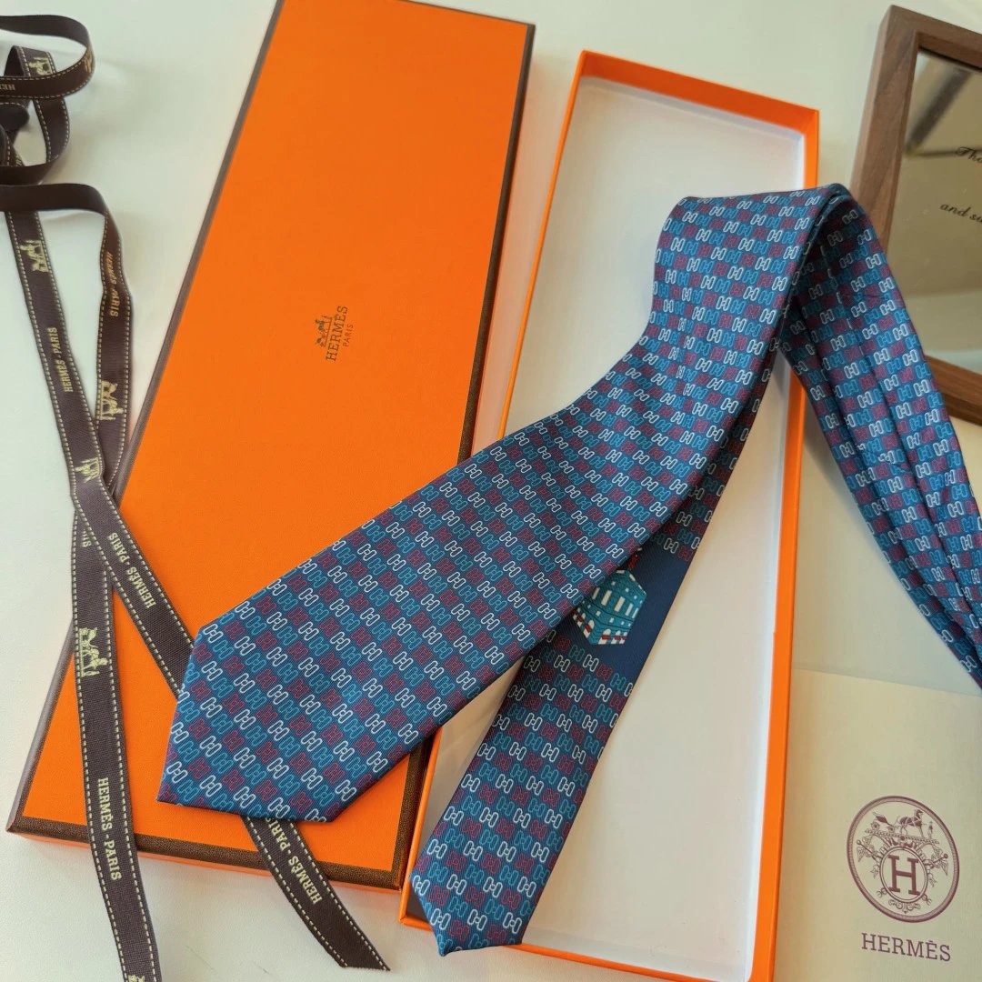 Hermes Silk Tie Ver.C — Photo 7