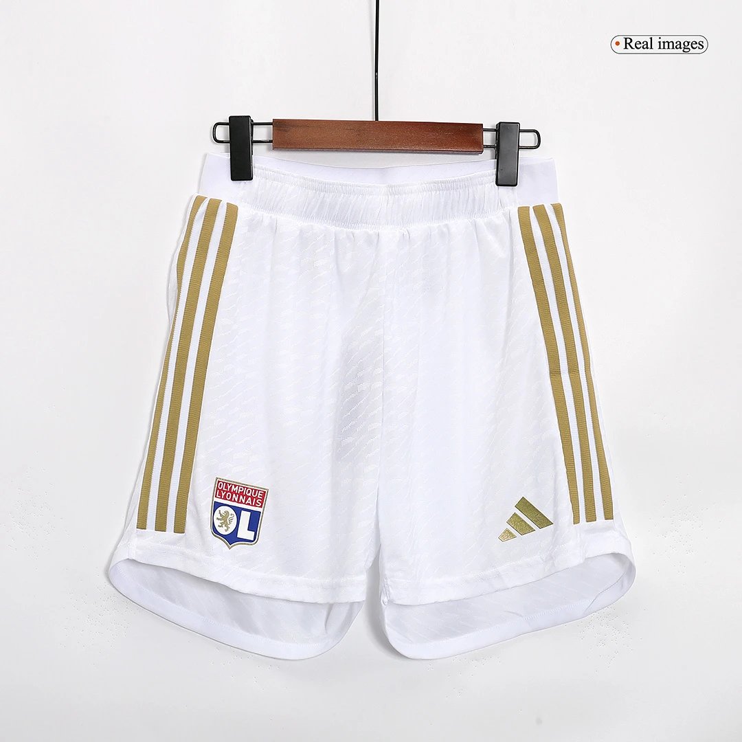 Olympique Lyonnais Home Authentic Soccer Shorts 2023 24 — photo 2