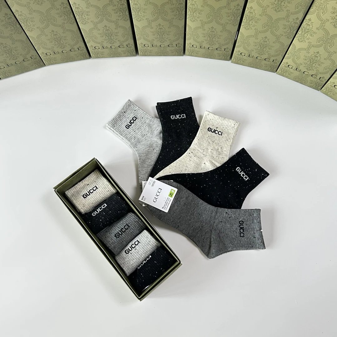 Gucci Crew Socks 5-Pair Box — photo 9