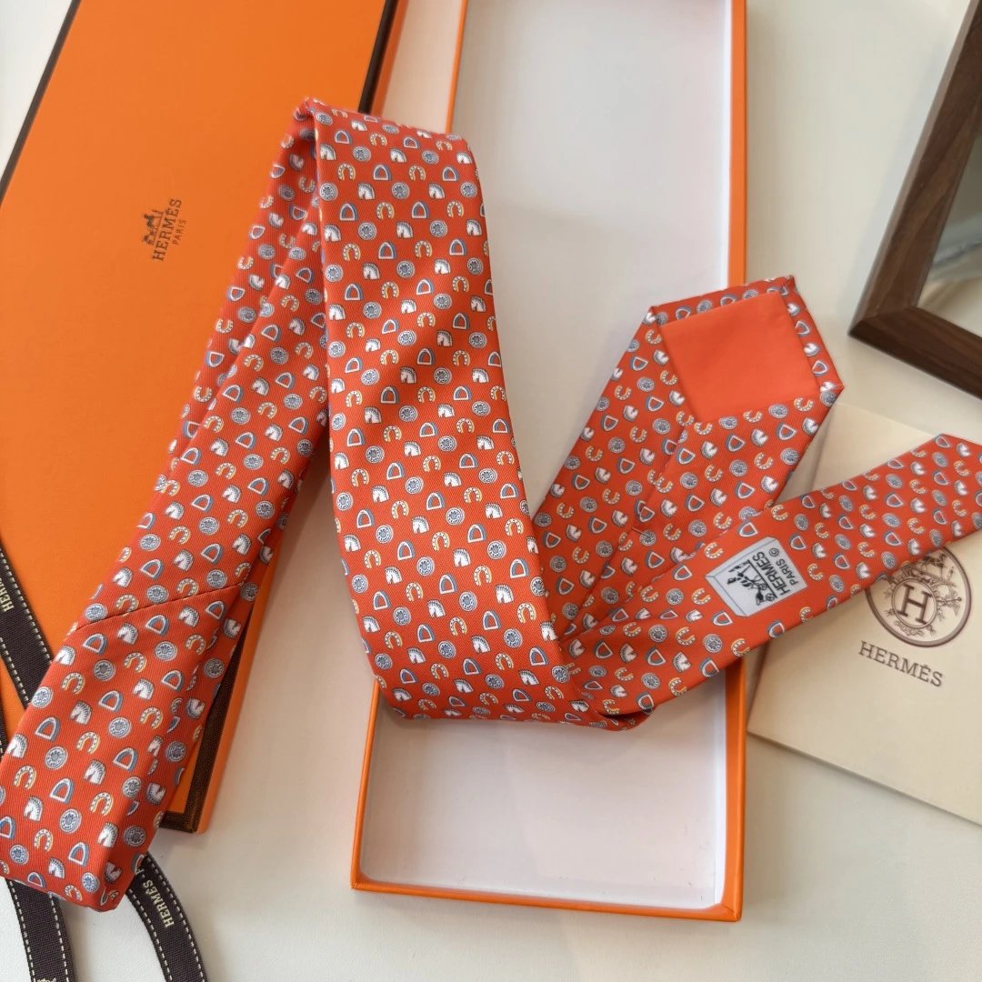 Hermes Silk Tie Ver.E — Photo 6