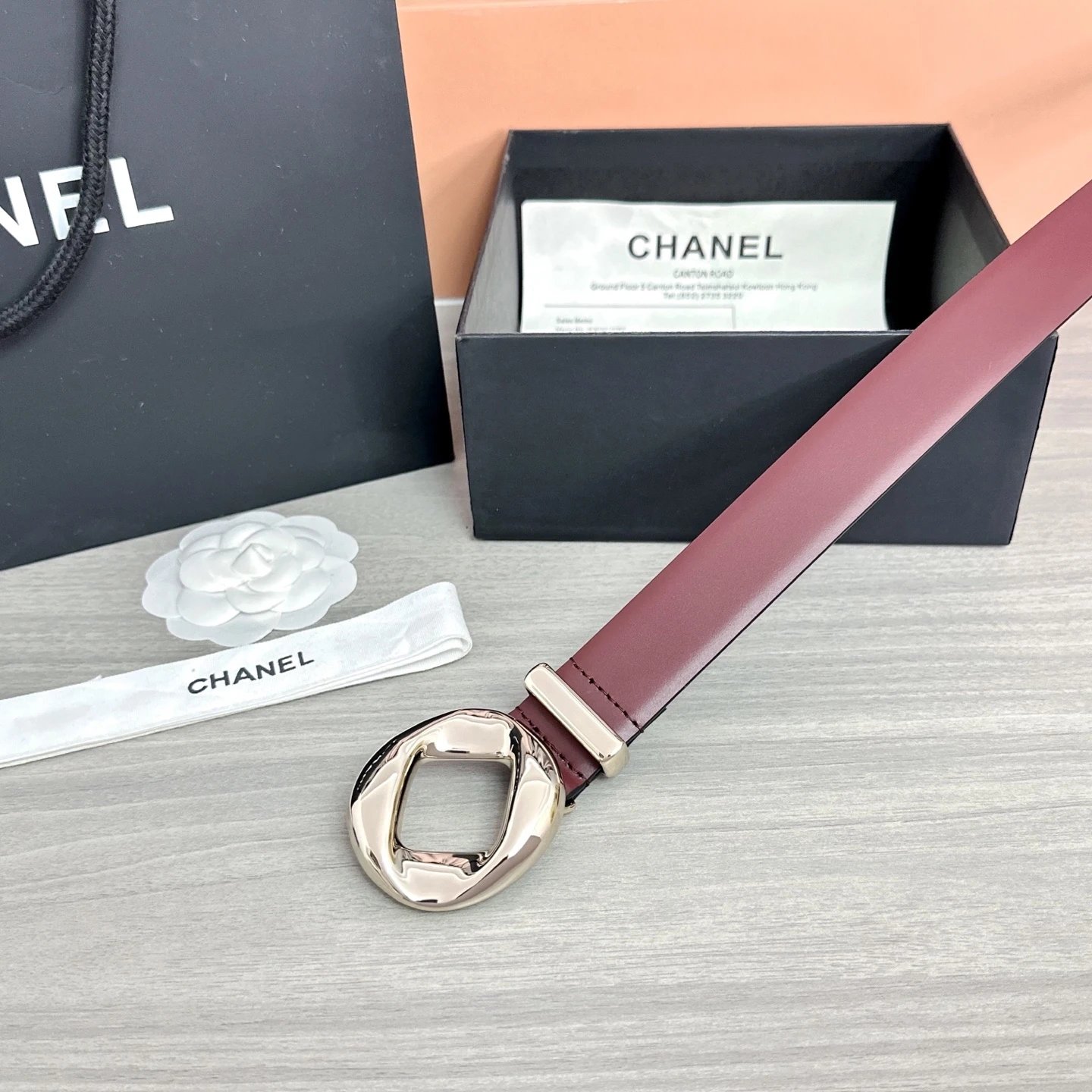 Chanel Leather Reversible Belt Ver.D — photo 7