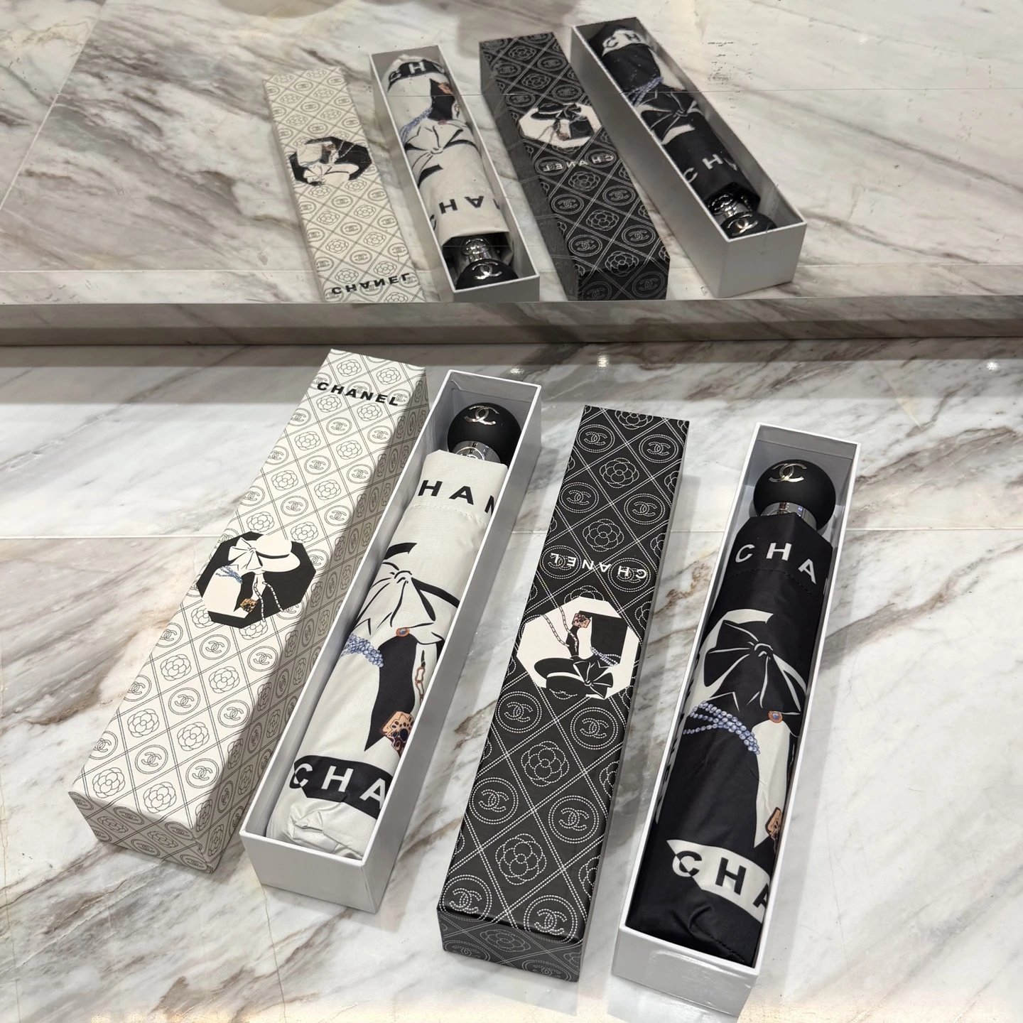 Chanel UV Protection Folding Umbrella Ver.I — Photo 9