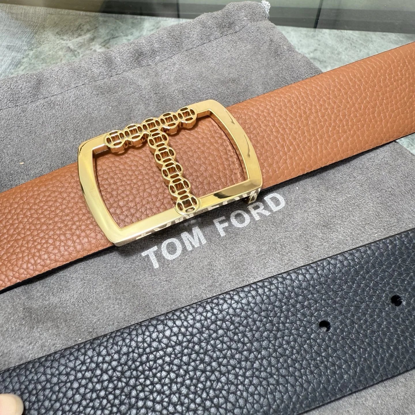 Tom Ford Leather Reversible Belt Ver.D — photo 9