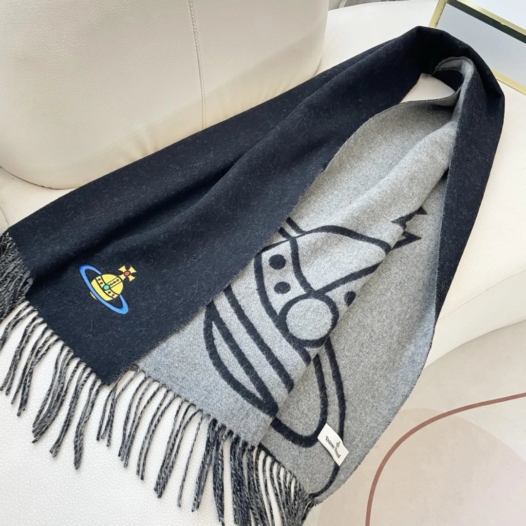Vivienne Westwood Cashmere Wool Scarf Ver.A — Photo 6