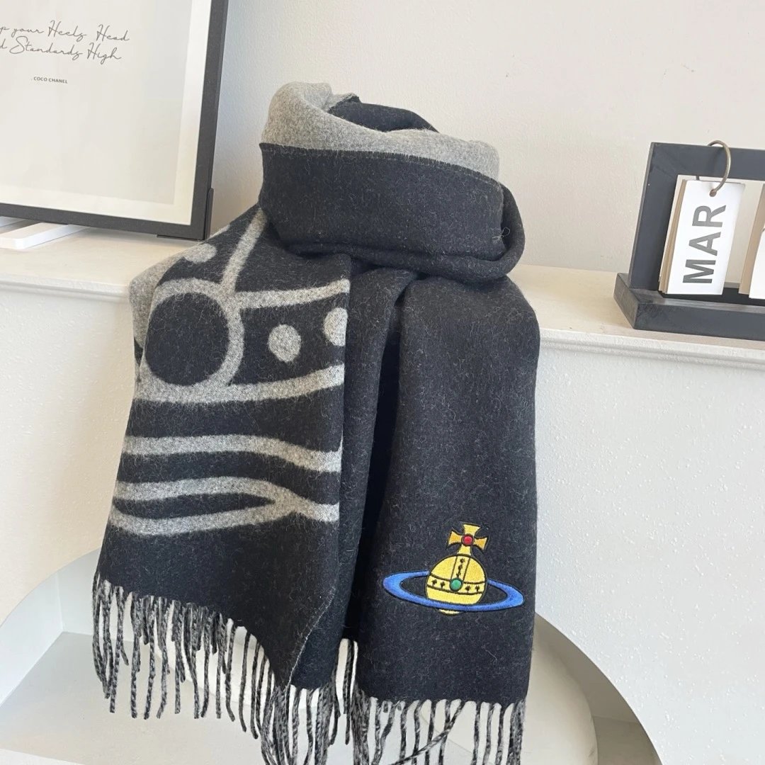 Vivienne Westwood Cashmere Wool Scarf Ver.A — Photo 7
