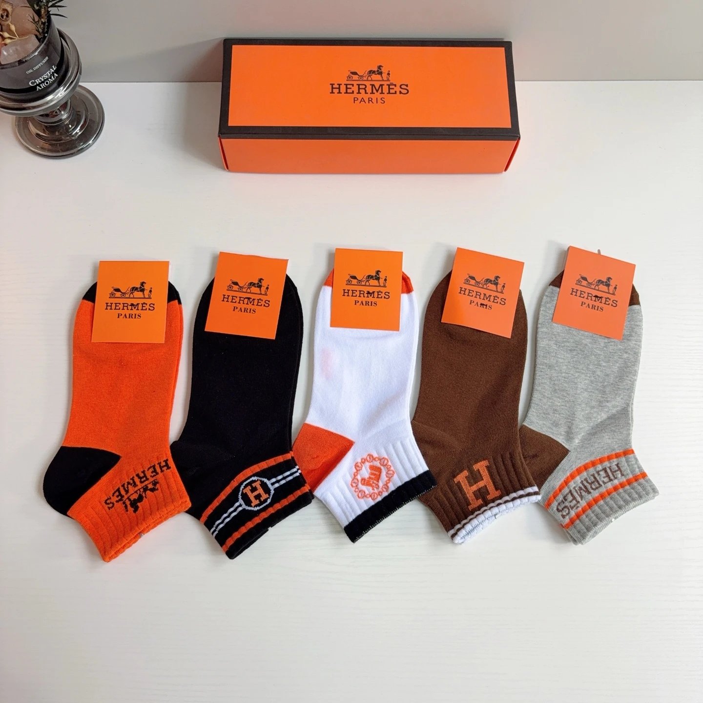 Hermes No-Show Socks Ver.B — photo 3