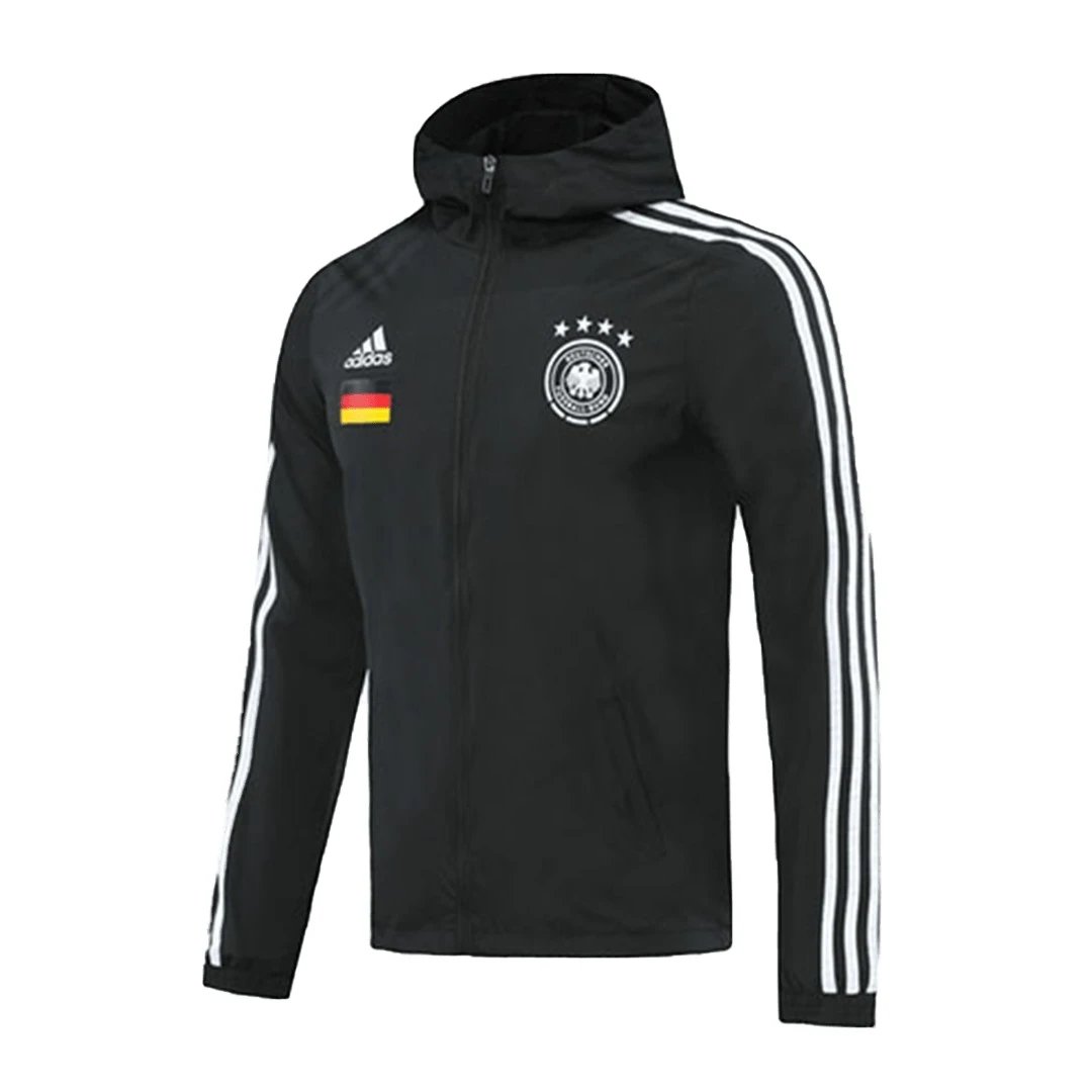 Germany 2020 Hoodie Windbreaker Jacket Black — QC
