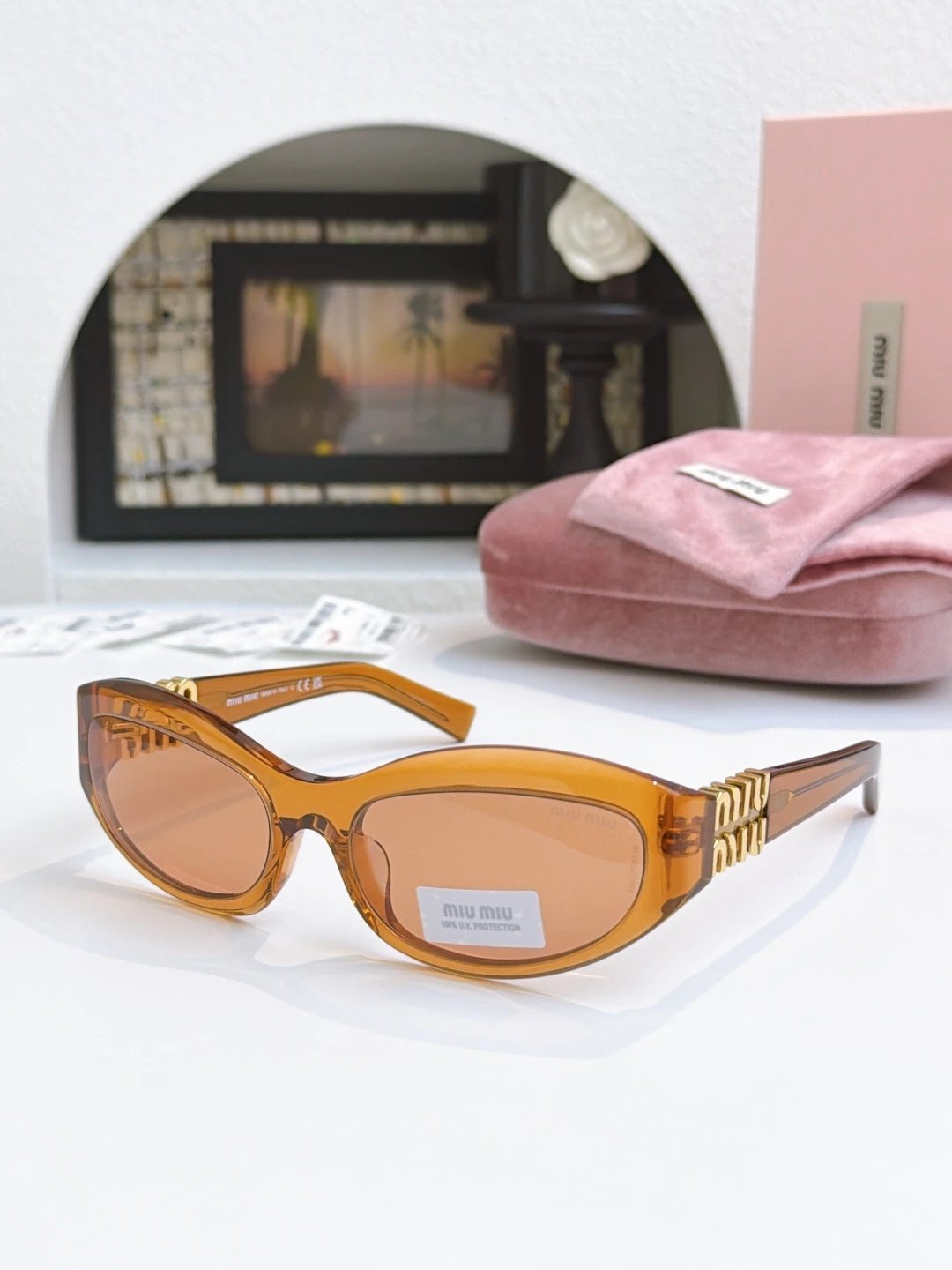 Miu Miu SMU14ZS Sunglasses 59-17-130 — QC
