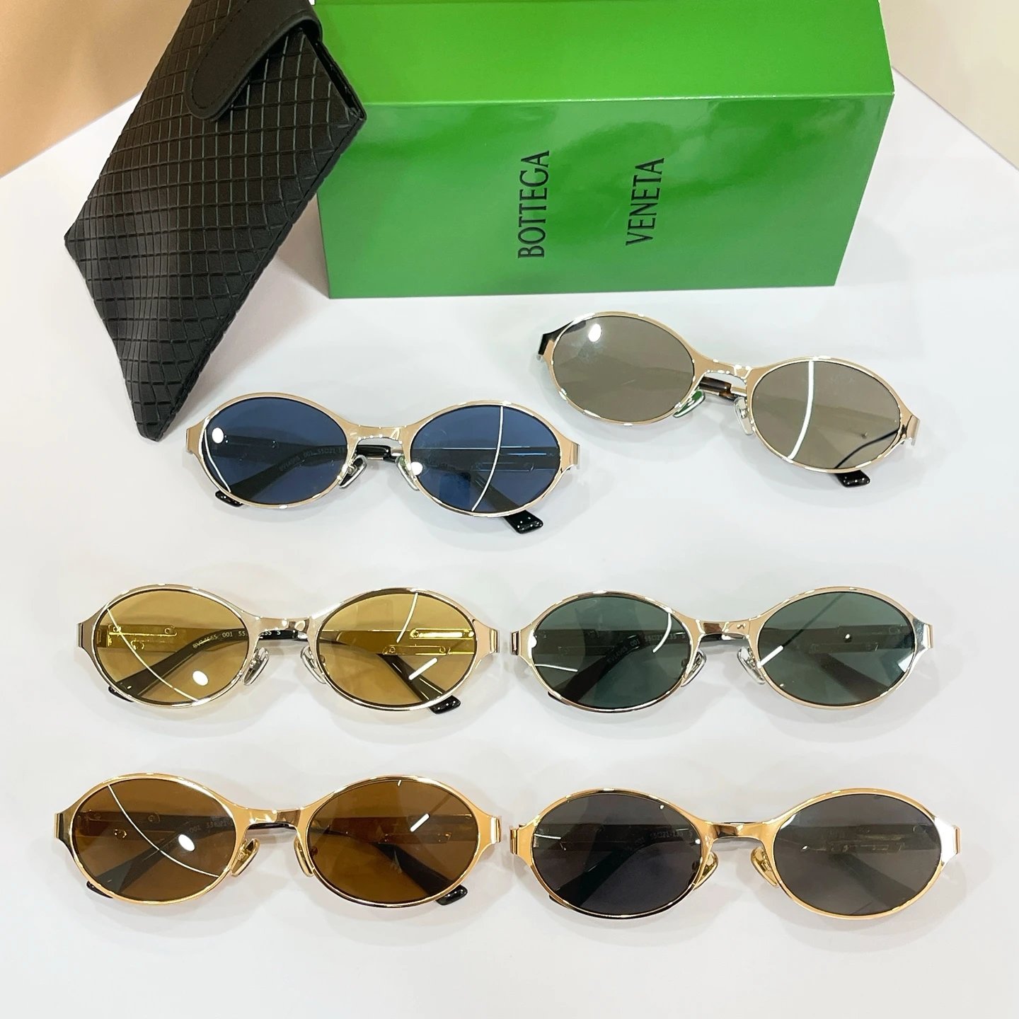 Bottega Veneta BV1456S Sunglasses 55-21-135 Ver.B — QC