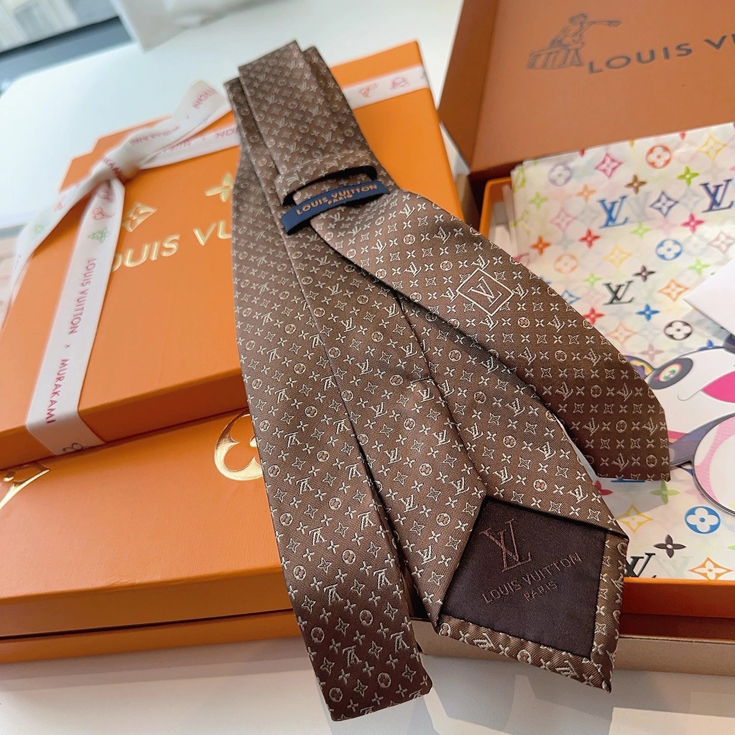Louis Vuitton Silk Tie Ver.K — Photo 3