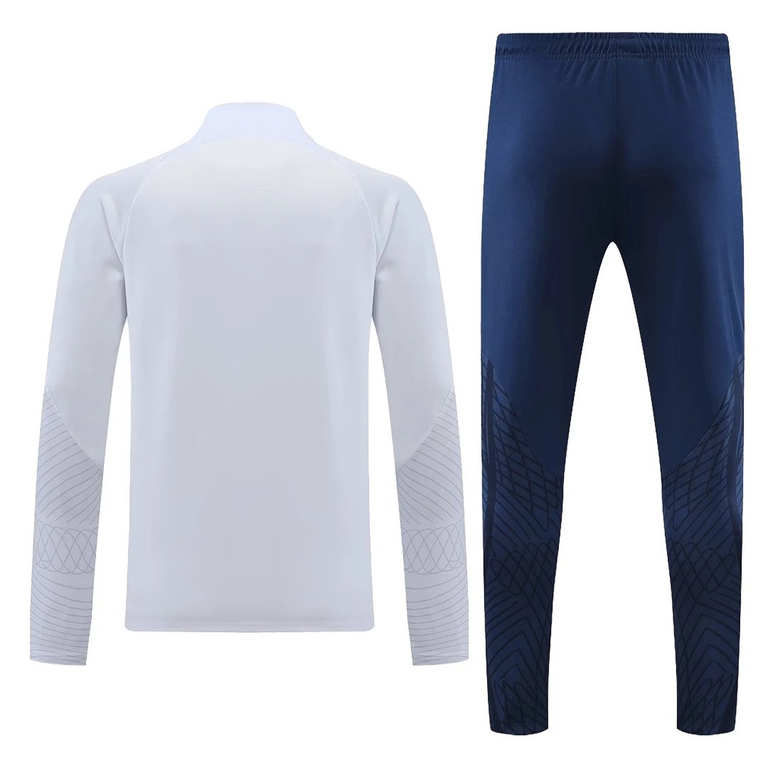 France 1 4 Zip Tracksuit 2022 White — photo 3