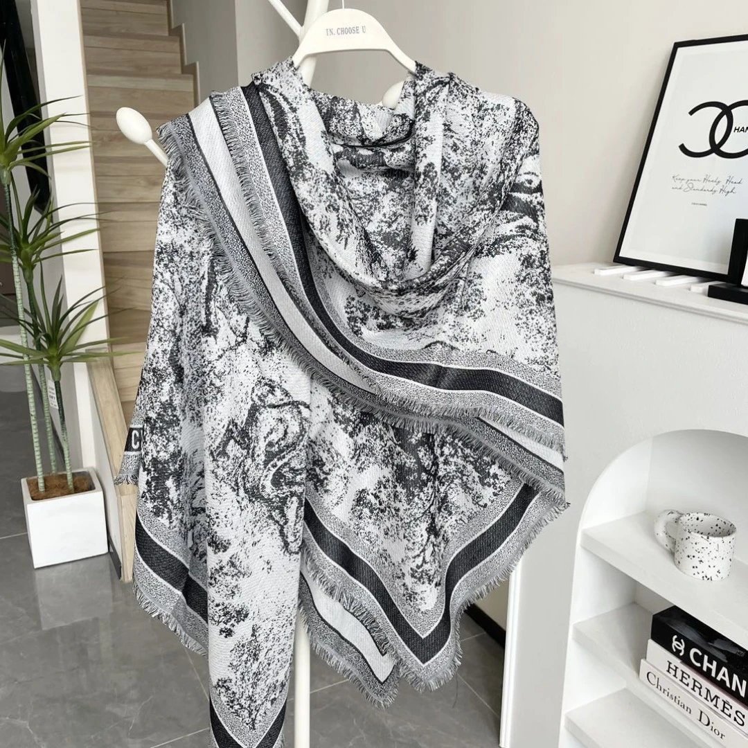 Dior Wool Silk Shawl Ver.B — QC