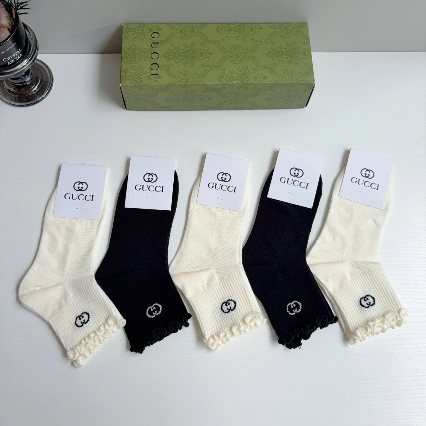 Gucci Crew Cotton Socks Ver.C — photo 3