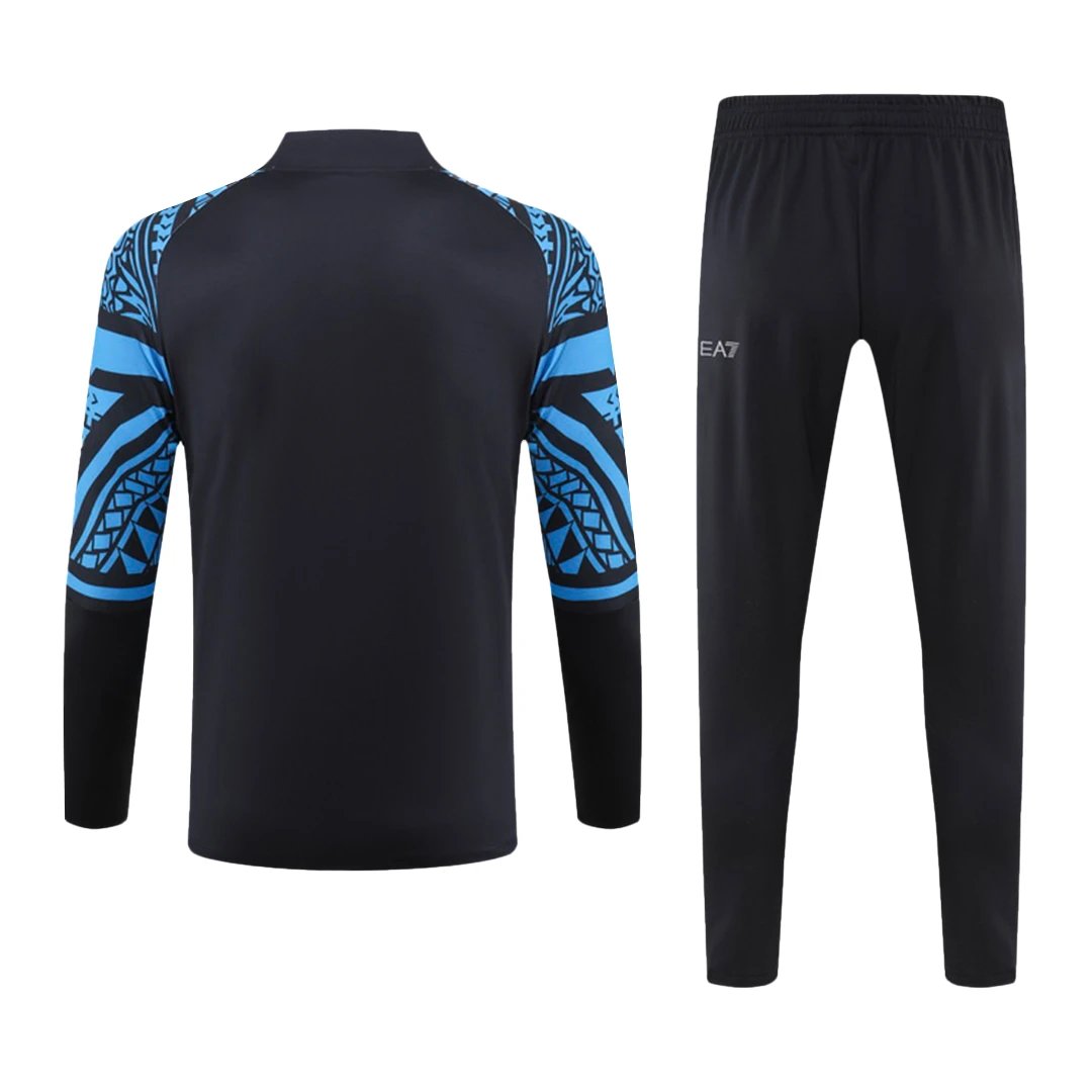 Napoli 2023 1 4 Zip Tracksuit 24 Black — Zdjęcie 2