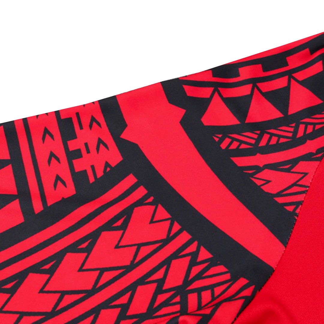 Napoli 2023 1 4 Zip Tracksuit 24 Kids Red — Photo 7