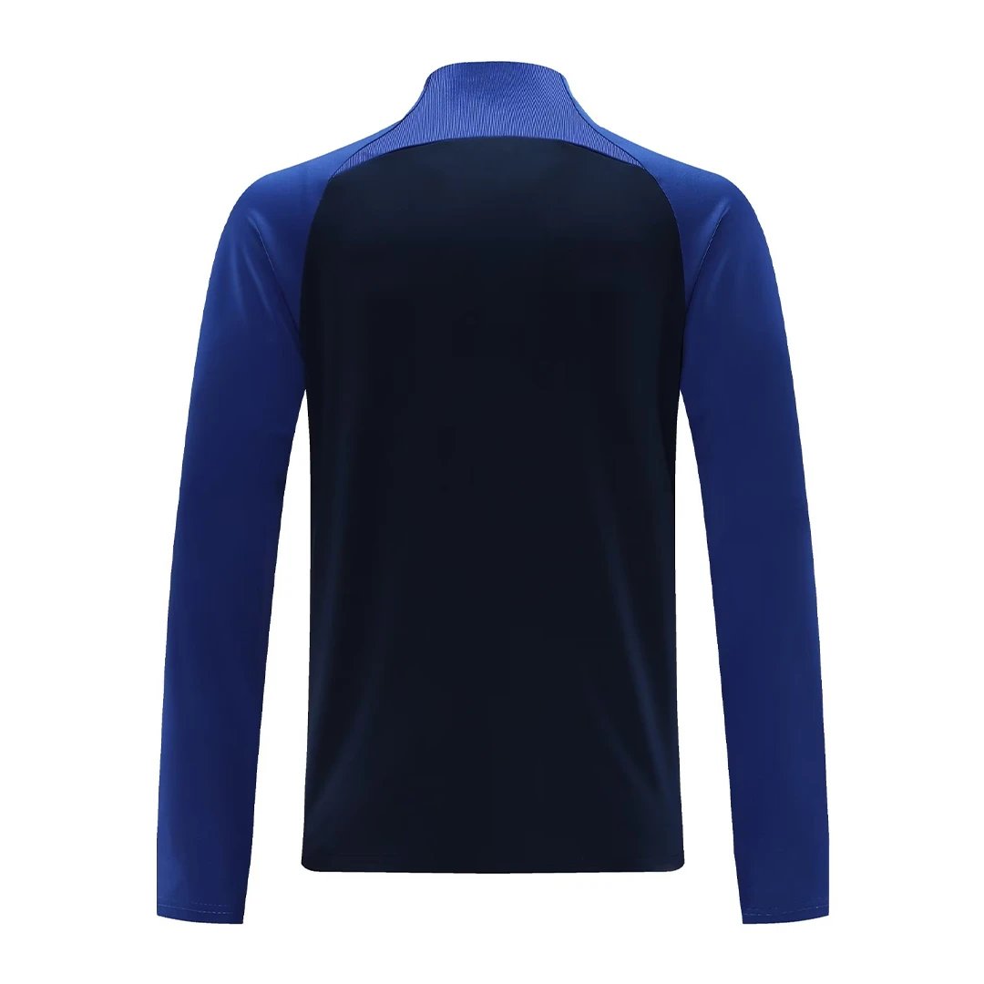 Al Nassr 2023 1 4 Zip Tracksuit 24 Blue Black — Zdjęcie 6