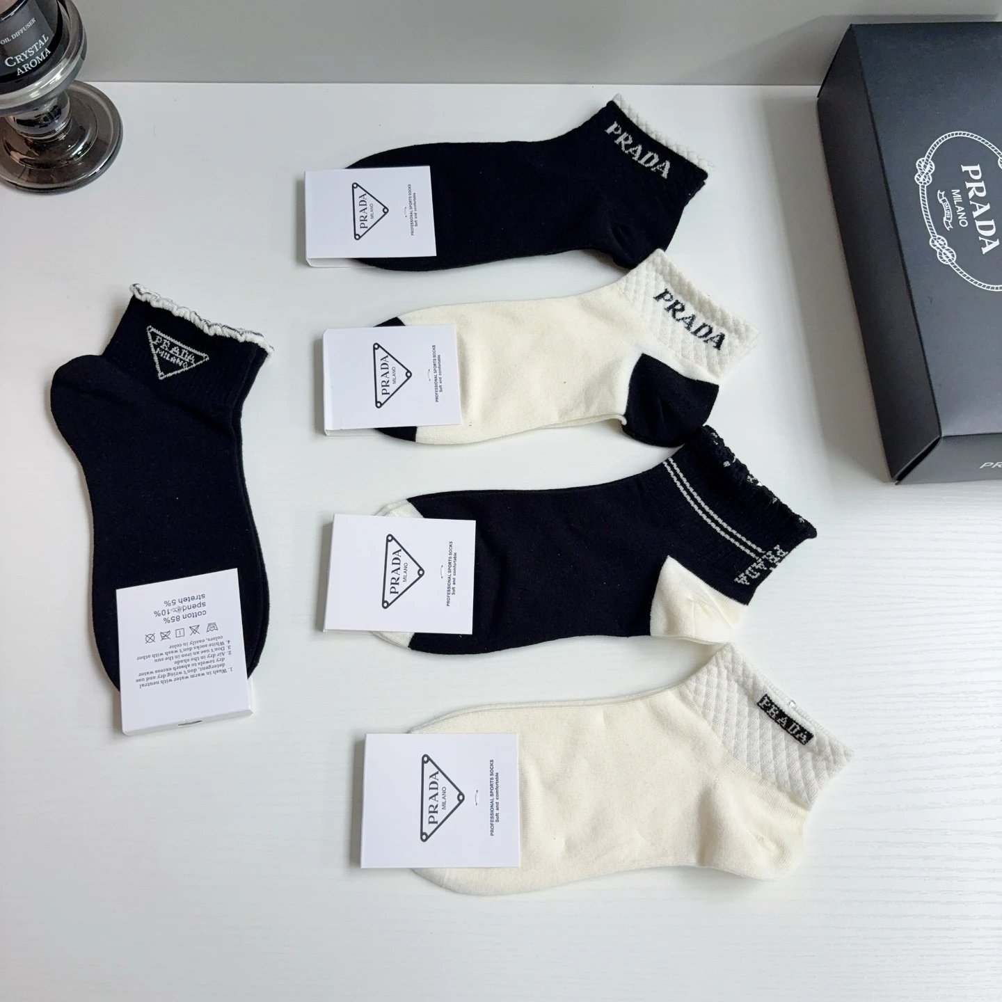 Prada Cotton Socks Ver.A — Zdjęcie 7