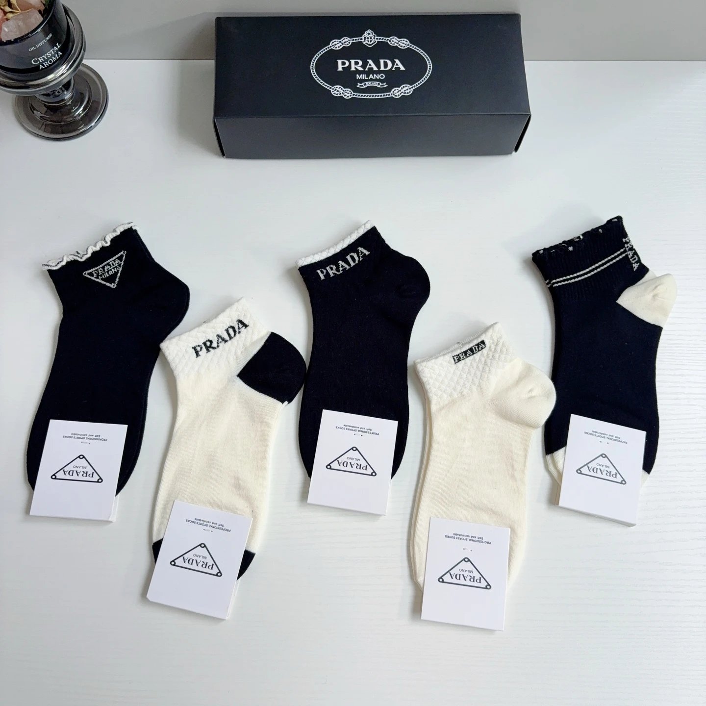 Prada Cotton Socks Ver.A — Zdjęcie 9