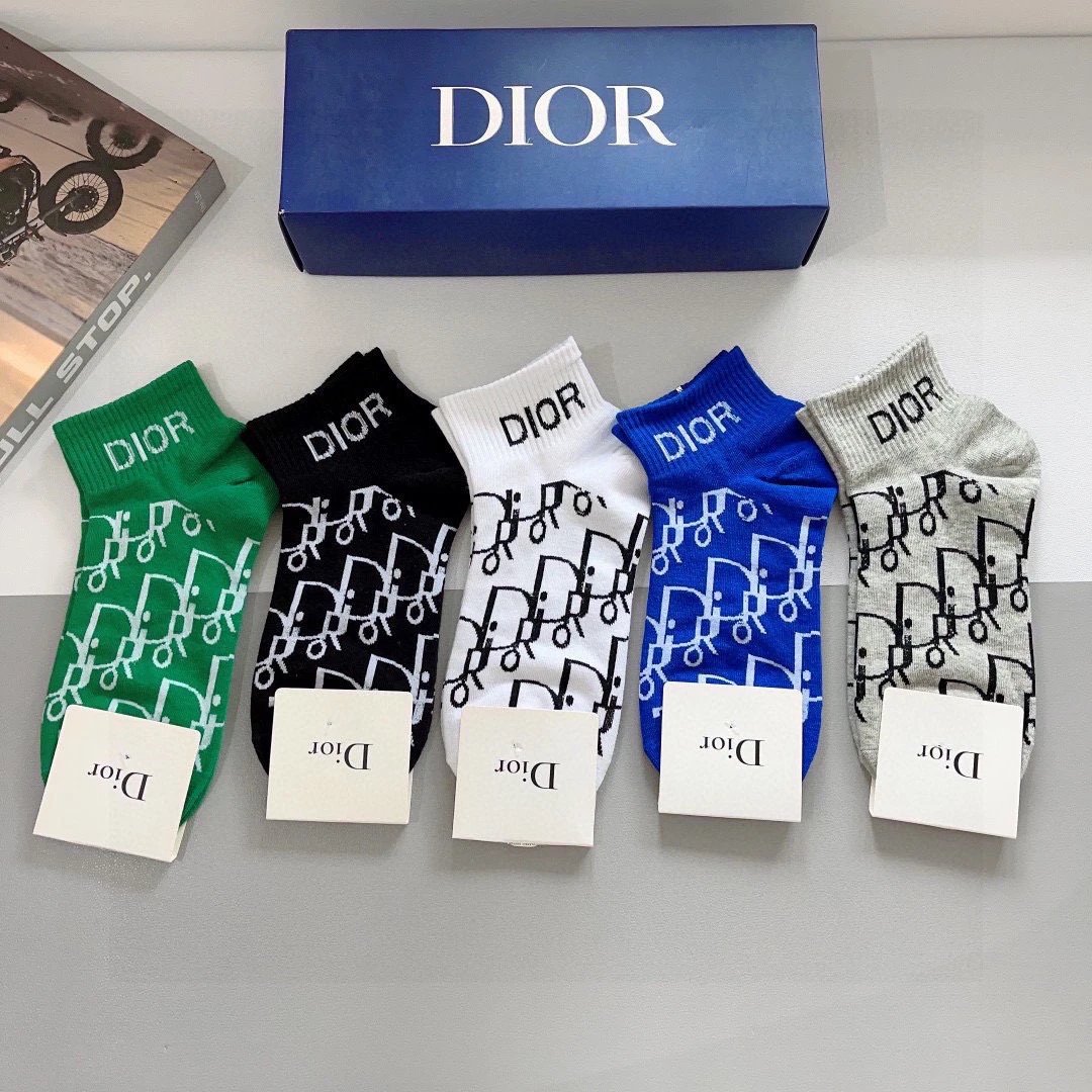 Dior Cotton Socks — photo 2