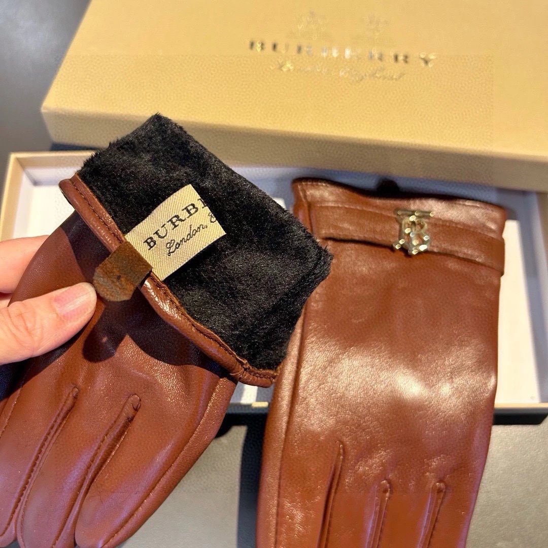 Burberry Lambskin Thermal Gloves Ver.F — Photo 9